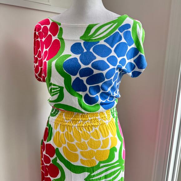 Lilly Pulitzer Sadie Zinny MultiColor Smocked Knit Sundress XS - Picture 2 of 6